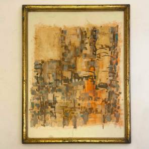 A French Abstract Oil Painting